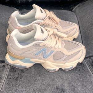 New Balance 9060 Ivory Cream Pink Sand